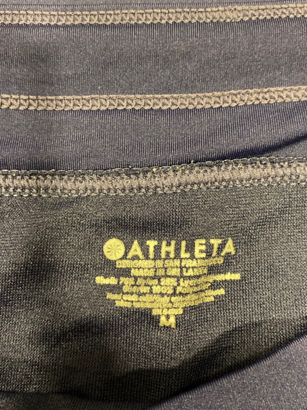 Athleta Navy Blue Swim Board Shorts Cover Up Medium. - Picture 7 of 8